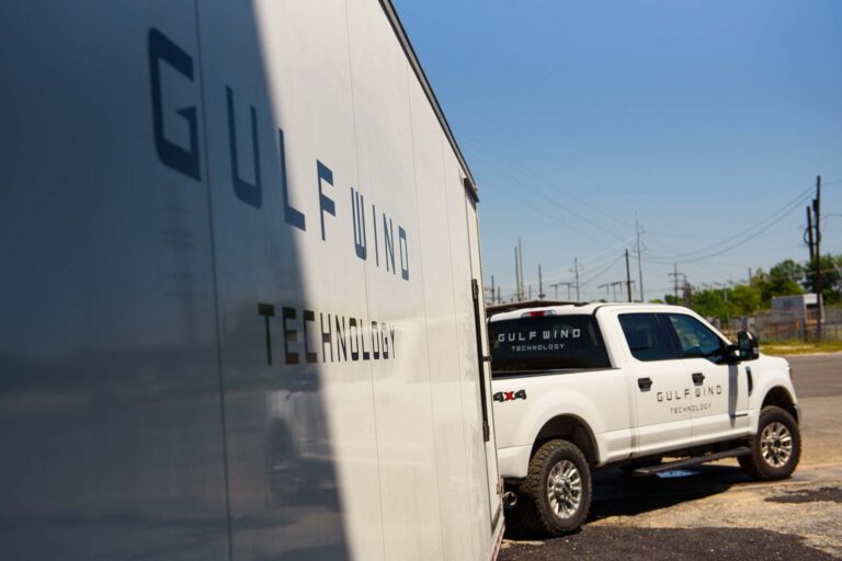 Gulf Wind Technology Truck and Trailer