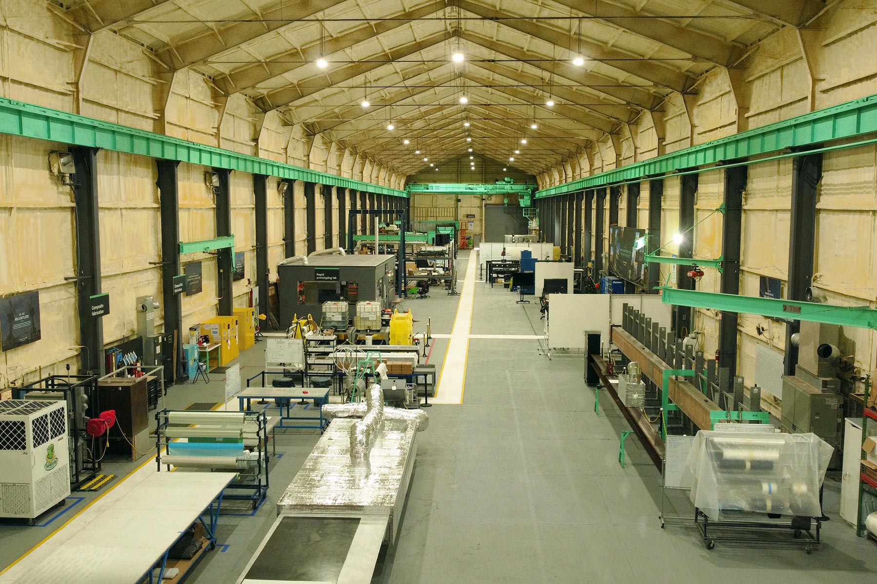 GWT Accelerator factory building interior