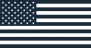 US Flag Black and White